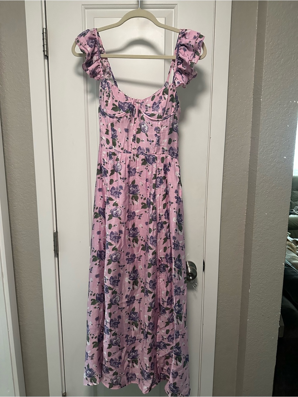 ASTR floral balconette dress S